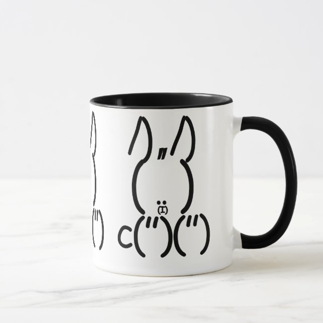 ASCII Rabbit Mug (Right)