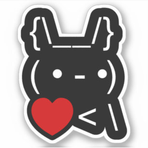ASCII Text Art Bunny Rabbit Take Heart Back