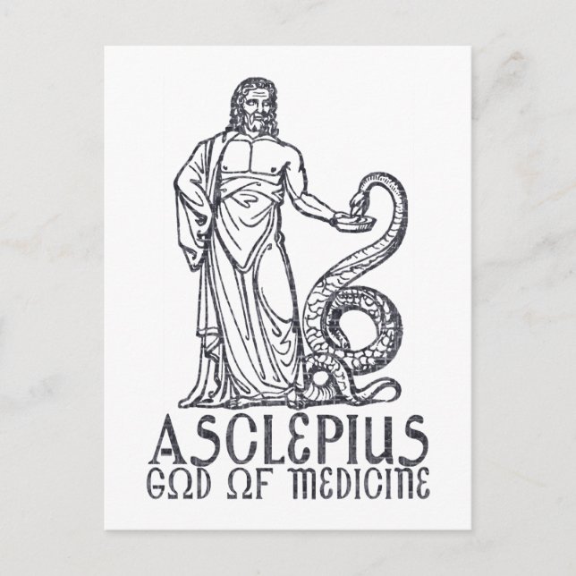 Asclepius Postcard (Front)
