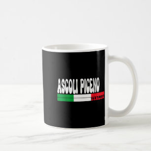 Ascoli Piceno City Italia Vintage Italy Flag Trave Coffee Mug