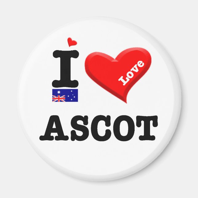 ASCOT - I Love Magnet (Front)