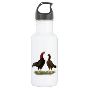 Aseel Black Red Chickens 532 Ml Water Bottle