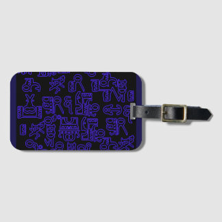 Asemic Wanderings I Luggage Tag