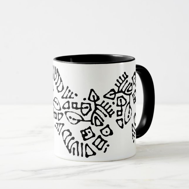 Asemic Writing Mug (Front Right)