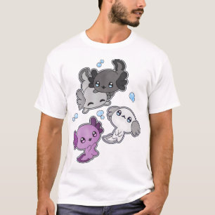 Asexual Axolotl Lgbt Demisexual Ace Pride Flag Pet T-Shirt