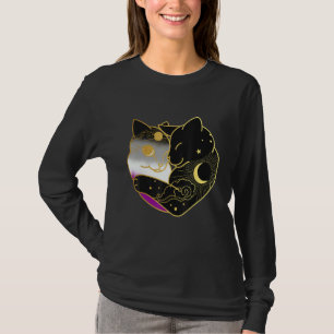 Asexual Cat Heart Ace Pride Flag Lgbt Demisexual G T-Shirt