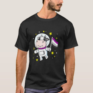 Asexual Cow In Space Asexual Pride T-Shirt