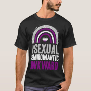 Asexual Demiromantic Awkward Asexual Pride Bohemia T-Shirt