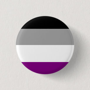 Asexual Flag 3 Cm Round Badge