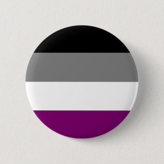 Asexual Flag 6 Cm Round Badge