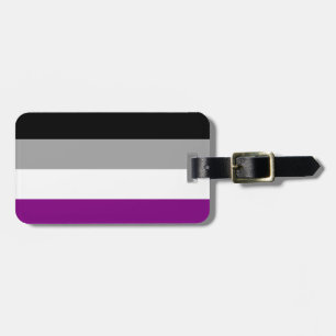 Asexual Flag Personalised Luggage Tag