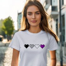 Asexual Flag Pixel Heart