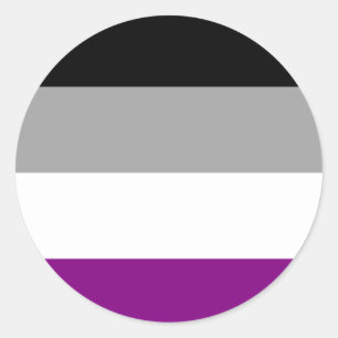 Asexual Flag sticker