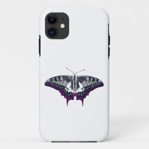 Asexual Flag Swallowtail Butterfly iPhone 11 Case