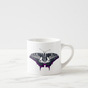 Asexual Flag Swallowtail Butterfly Espresso Cup