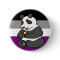 Asexual Panda eating Cake
