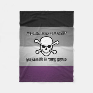 Asexual Pirates Fleece Blanket