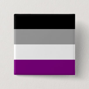 Asexual Pride 15 Cm Square Badge