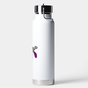 Asexual Pride Ace Flag Sea Turtle Subtle LGBTQ Water Bottle
