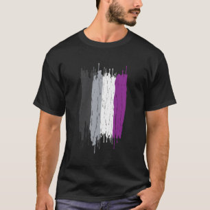 Asexual Pride Art Lgbt Lgbtqia Humans Respect Pron T-Shirt