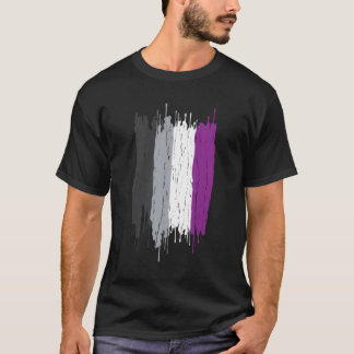 Asexual Pride Art Lgbt Lgbtqia Humans Respect Pron T-Shirt