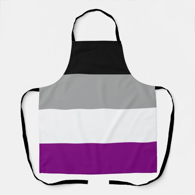Asexual Pride Flag Apron (Front)