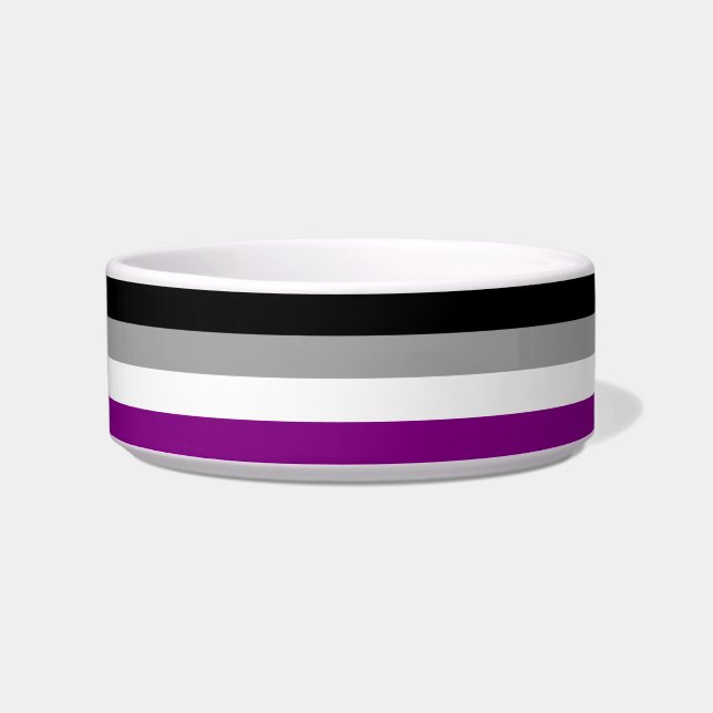 Asexual Pride Flag Bowl (Front)