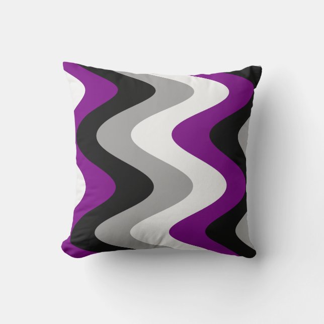 Asexual Pride Flag Cushion (Front)