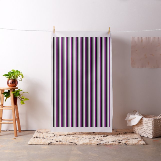 Asexual Pride Flag Fabric (In Situ)
