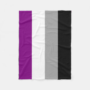 Asexual Pride Flag Fleece Blanket