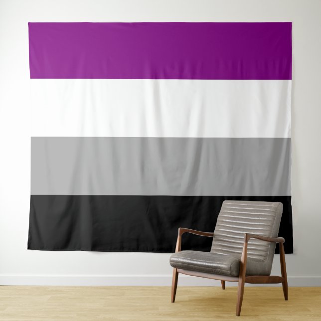 Asexual Pride Flag Horizontal Tapestry (In Situ (Horizontal))