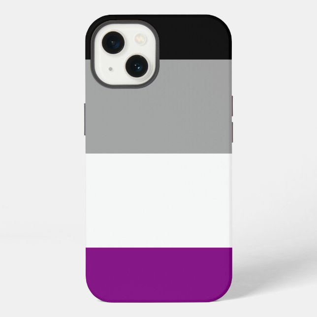 Asexual Pride Flag iPhone Case (Back)