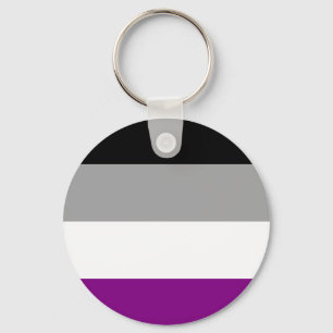 Asexual Pride Flag Key Ring