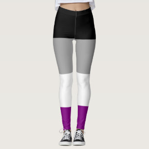 Asexual Pride Flag Leggings