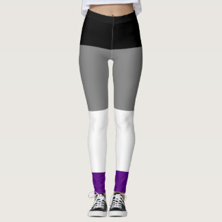 Asexual Pride Flag Leggings