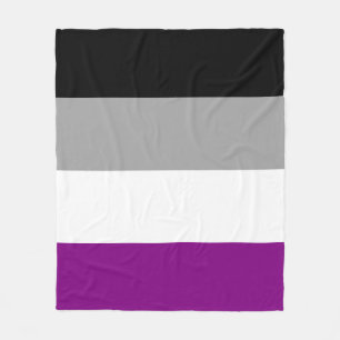 Asexual Pride Flag LGBTQ Fleece Blanket