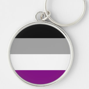 Asexual Pride Flag LGBTQ Key Ring