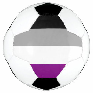 Asexual Pride Flag LGBTQ Soccer Ball