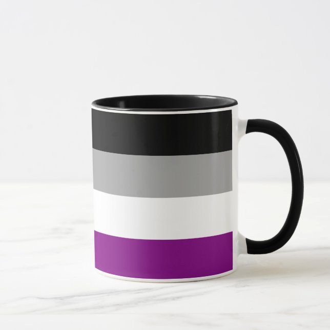 Asexual Pride Flag Mug (Right)