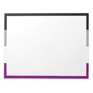 Asexual Pride Flag Notepad