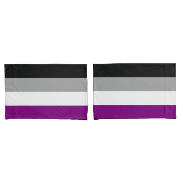 Asexual Pride Flag Pillowcase (Front-Set)