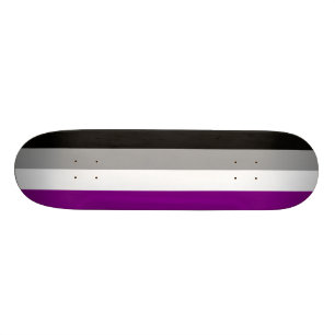 Asexual Pride Flag Skateboard