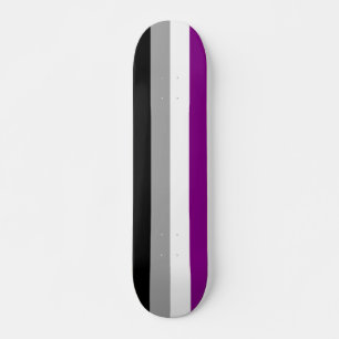 Asexual Pride Flag Skateboard