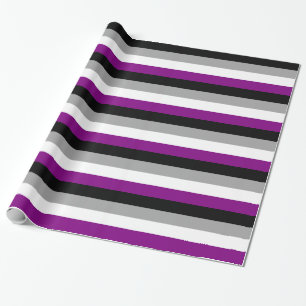 Asexual Pride Flag Wrapping Paper