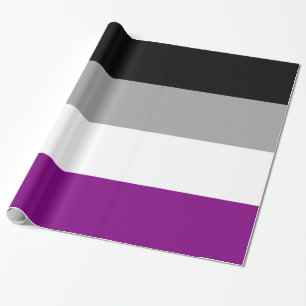 Asexual Pride Flag Wrapping Paper