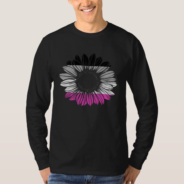 Asexual Pride Flower T-Shirt (Front)