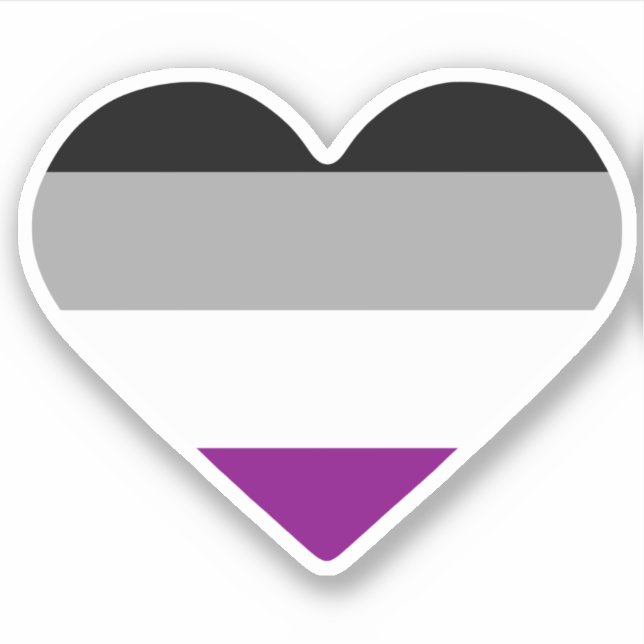 Asexual Pride Heart (Front)
