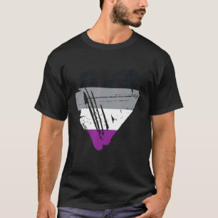 Asexual Pride Heart Flag 1 T-Shirt