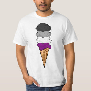 Asexual Pride Ice Cream T-Shirt