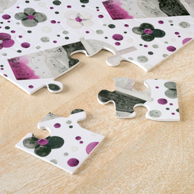 Asexual Pride Jigsaw Puzzle (Side)